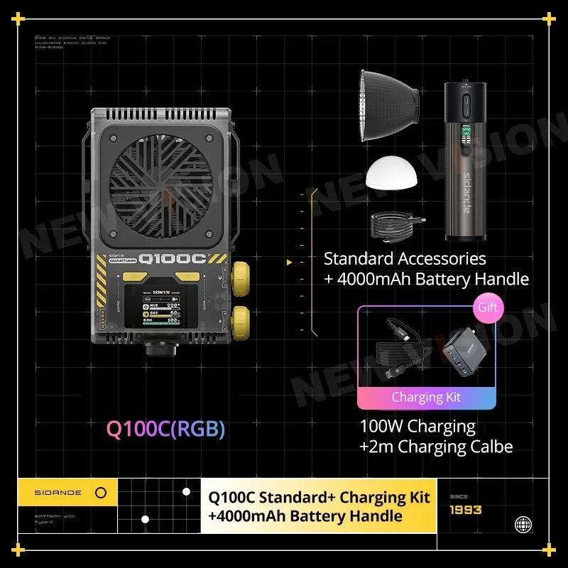 أمبيتيفول إضاءة استوديو تصوير Ambitful, Q100C Kit 2 - Image 1