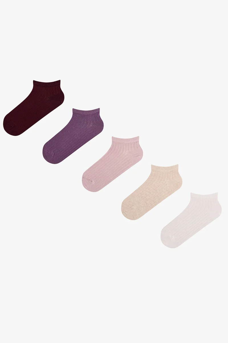 Penti PENTI Earth Ribbed 2-Pack No-Show Socks
