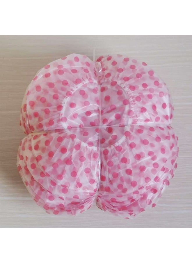 Home Mate Bath Hair Moisture Proof Cap Shower Cap Waterproof Shower Hair Cap Assorted Colors - Image 4