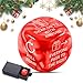 Perleddom Christmas Games Dice for Women Men Santa Swap Gift Exchange Dice Exchange Dice Games for Adults Christmas Stocking Stuffers White Elephant Gifts Santa Swap Dice Game for Family Party Gag Gift - Image 2