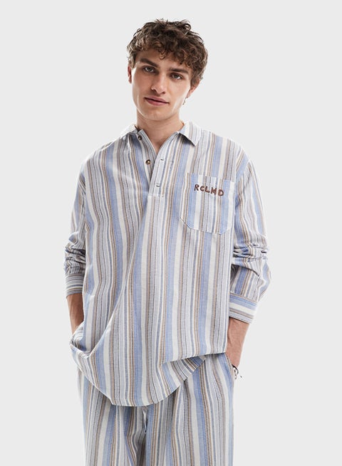 Stripe Relaxed Fit Shirt