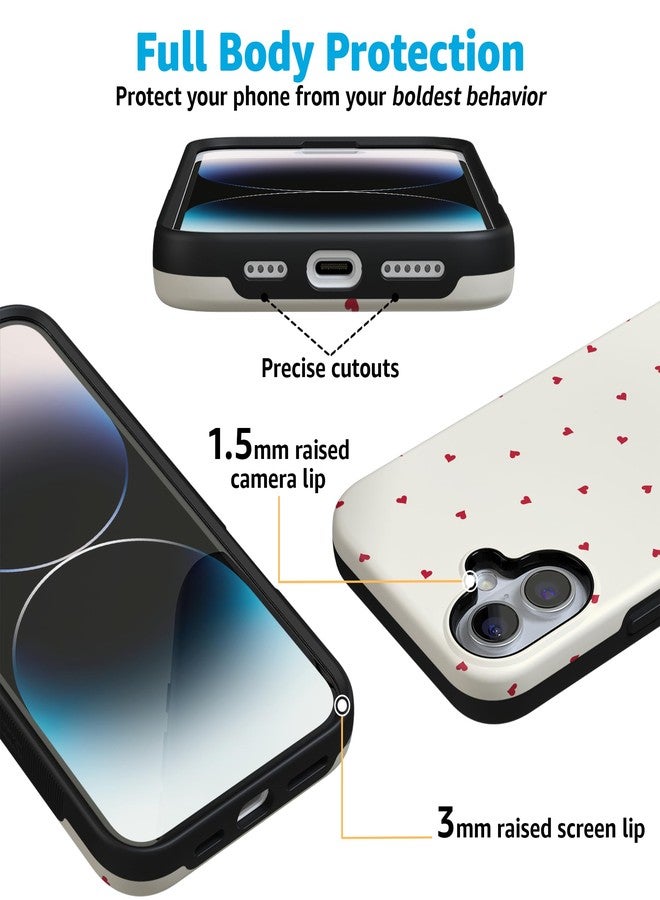 Casely iPhone 16 Case | Be Mine | Tiny Hearts | Compatible with MagSafe | Bold Protective Design - Image 2
