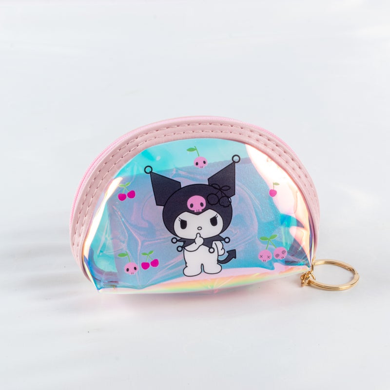 The Black Pearl Accessories Small Silicon Money Purse for Girls - Kuromi - Image 1