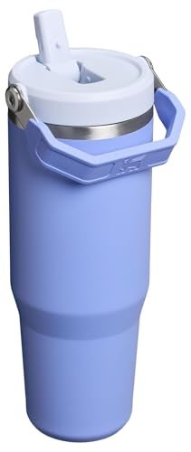 Stanley Stanley IceFlow 2.0 Flip Straw Tumbler with Handle 30 oz | Twist On Lid and Flip Up Straw | Leak Resistant Water Bottle | Insulated Stainless Steel | BPA-Free | Hydrangea - Image 3