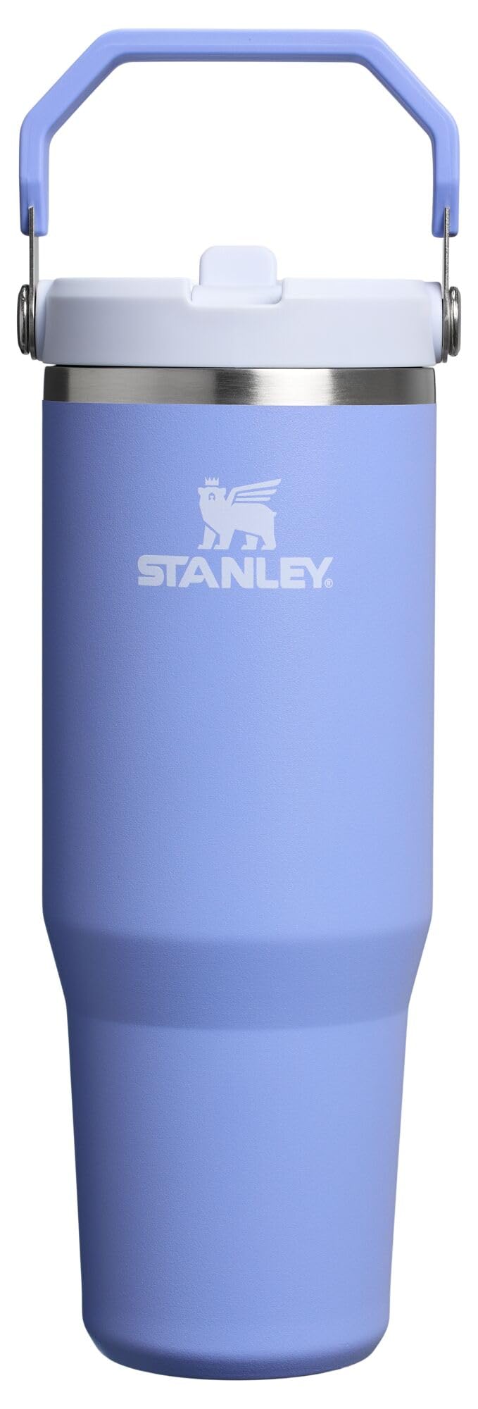 Stanley Stanley IceFlow 2.0 Flip Straw Tumbler with Handle 30 oz | Twist On Lid and Flip Up Straw | Leak Resistant Water Bottle | Insulated Stainless Steel | BPA-Free | Hydrangea - Image 1