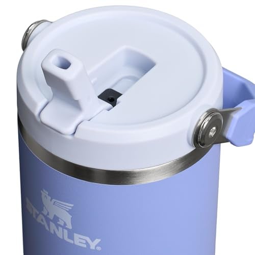 Stanley Stanley IceFlow 2.0 Flip Straw Tumbler with Handle 30 oz | Twist On Lid and Flip Up Straw | Leak Resistant Water Bottle | Insulated Stainless Steel | BPA-Free | Hydrangea - Image 2