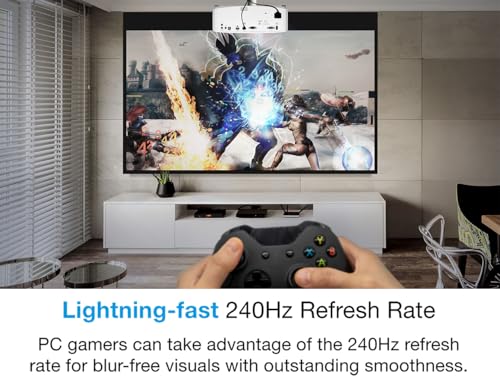 Optoma بروجيكتور أوبتوما UHD38X 4K UHD مع نطاق ديناميكي عالٍ - أبيض - Image 4