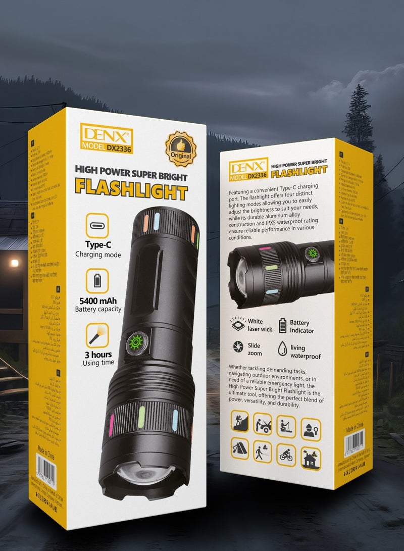 دينكس مصباح يدوي فائق السطوع عالي الطاقة - Image 1