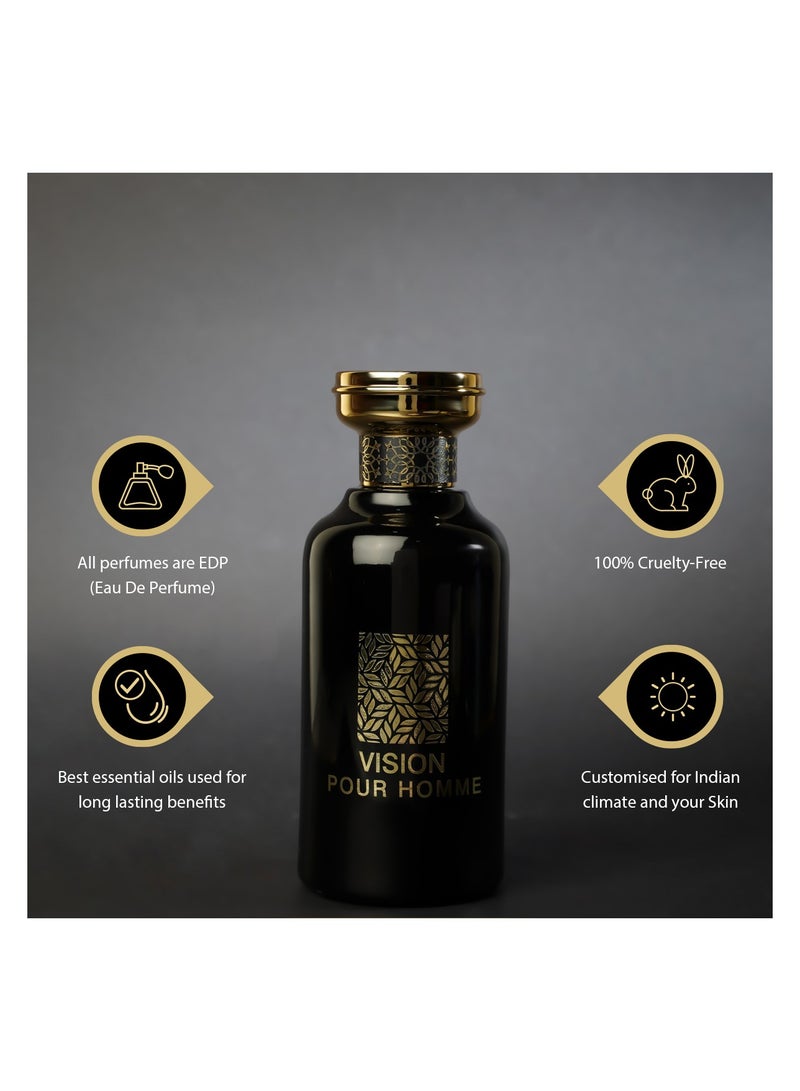 Nusuk VISION POUR HOMME EAU DE PARFUM FOR MEN 100 ML - Image 2