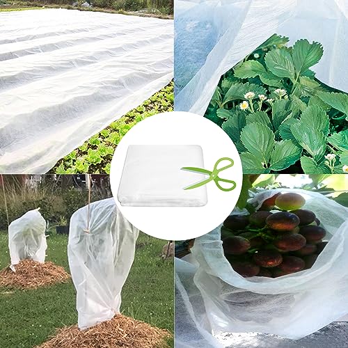Garutom Plant Covers Freeze Protection 10ft x 33ft 1.1 oz Frost Cloth Plant Freeze Protection, Frost Blankets for Outdoor Plants Winter or Floating Row Covers Shade Cloth for Gardens, Vegetables - Image 4