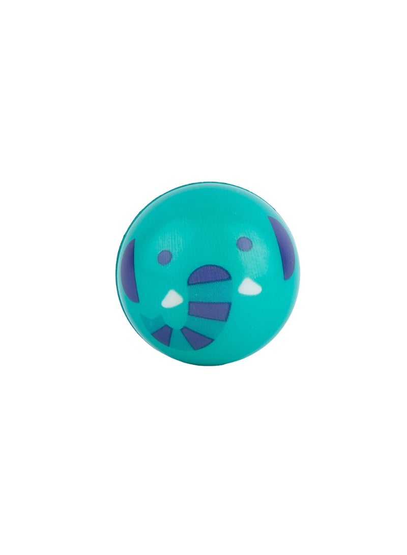 Daiso Elephant & Tiger Ball Set, Blue & Orange, 2 Pieces, 4.5cm - Image 2