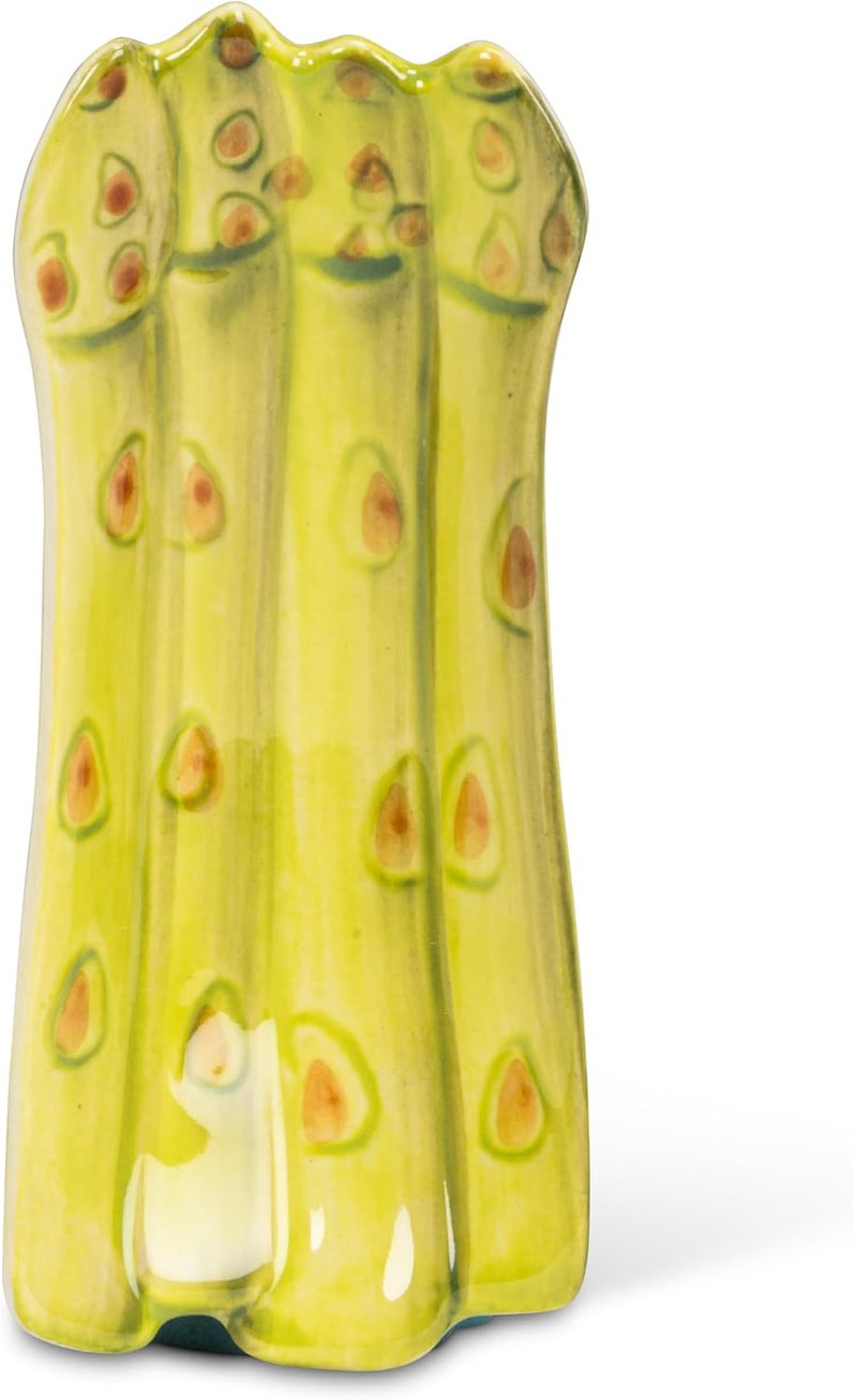 Abbott Collection Small Asparagus Dish  Stoneware Green 4 L - Image 2