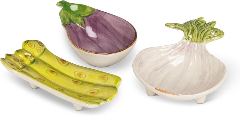 Abbott Collection Small Asparagus Dish  Stoneware Green 4 L - Image 3
