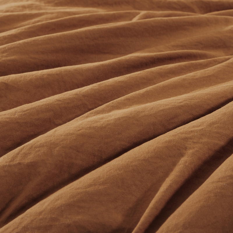 WRENSONGE Full Size Comforter Sets- 7 Pieces Soft Terracotta Bed in a Bag with Fitted Sheet, Flat Sheet, 2 Pillow Shams, 2 Pillowcases, Warm Bedding Sets for All Season - Image 5