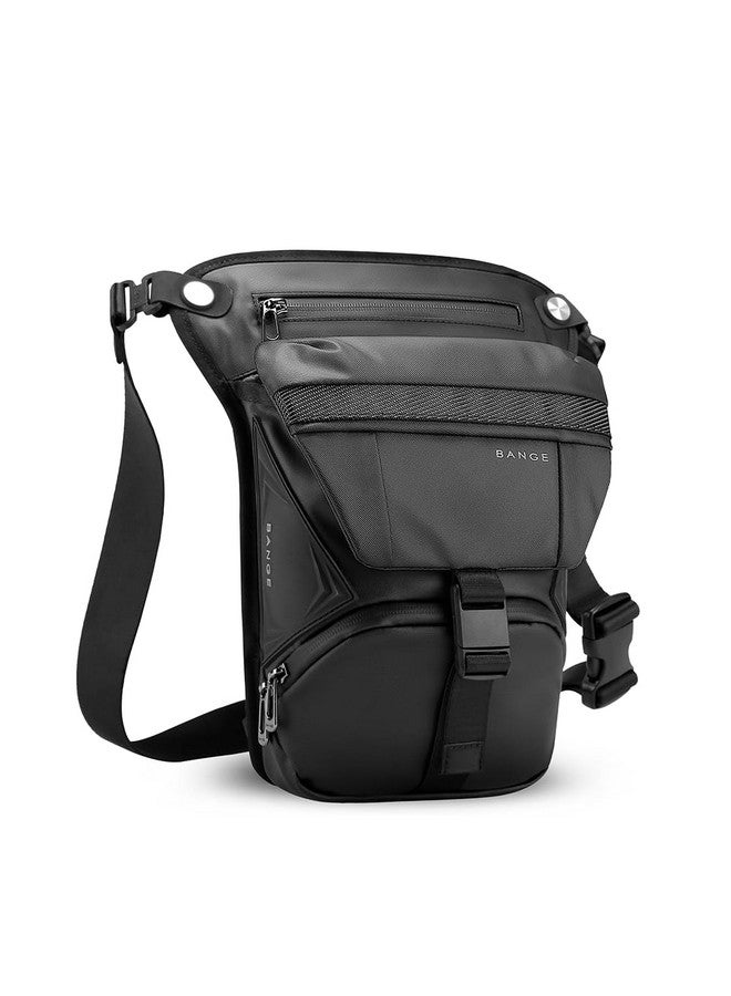 Red Lemon Bange Unisex Waist Bag, Multipurpose Utility Waist Pouch, Cross Body, Strap to Leg Or Hip for Motorcycling, Outdoor, Hiking, Adventure & Travel (Black) - Image 1