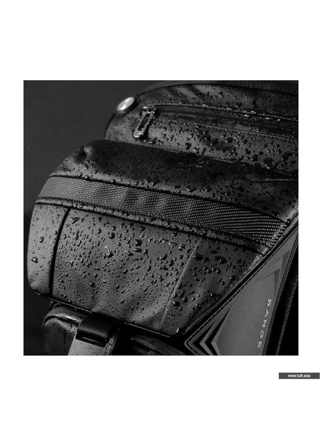 Red Lemon Bange Unisex Waist Bag, Multipurpose Utility Waist Pouch, Cross Body, Strap to Leg Or Hip for Motorcycling, Outdoor, Hiking, Adventure & Travel (Black) - Image 5