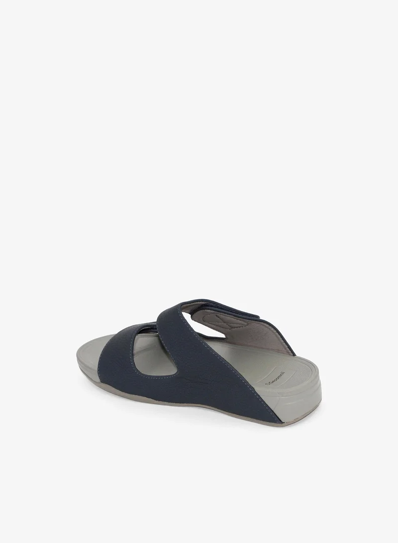 Geoomnii Odalis1 Traditional Arabic Sandals for Boys – Comfortable Slip-On Style for Everyday Wear -Navy