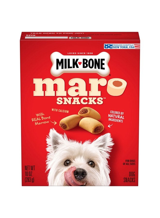 MILK-BONE Milk-Bone MaroSnacks Small Dog Treats With Bone Marrow, 10 Ounces  - Image 1