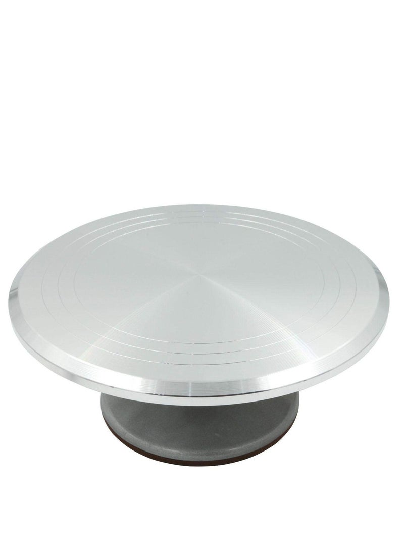 Morlife 12inch Stainless Steel Cake Turntable 30.5*13.5*30.5cm  - Image 1