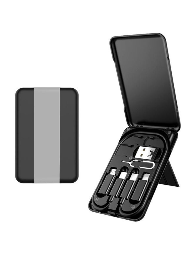 SOWUGI Multi-Purpose Charging Cable Kit Multi Charging Cable Convertor Black - Image 1