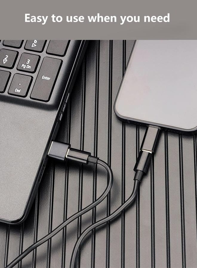 SOWUGI Multi-Purpose Charging Cable Kit Multi Charging Cable Convertor Black - Image 5