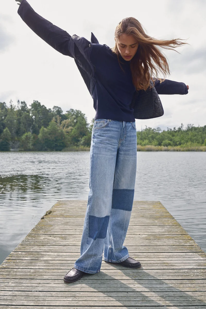 H&M Wide Ultra High Jeans