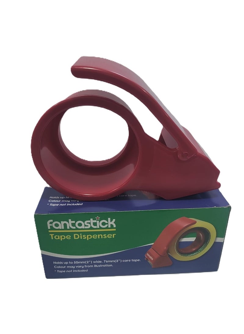 Fantastick Tape Dispenser For Packaging Tape Red Body  - Image 1