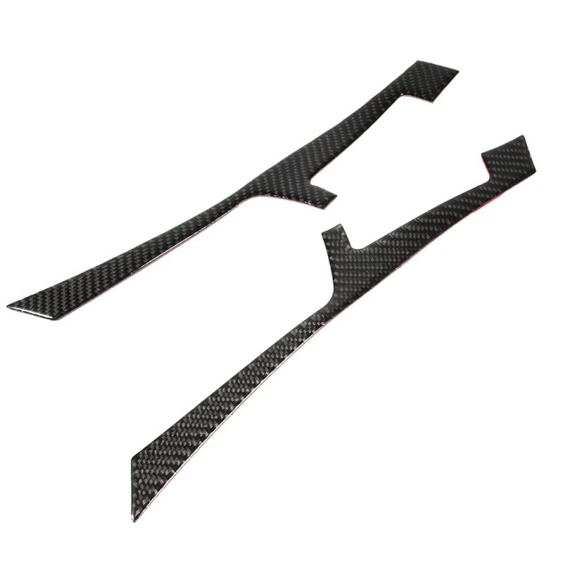 Carbon Fiber Interior Trim: High-Quality Lightweight Durable Carbon Fiber Plastic, Scratch-Resistant Dustproof - Fashionable Luxury Design Center Control Cover for Infiniti Q50 Q60 2013 2014 2016 2017 - Image 2