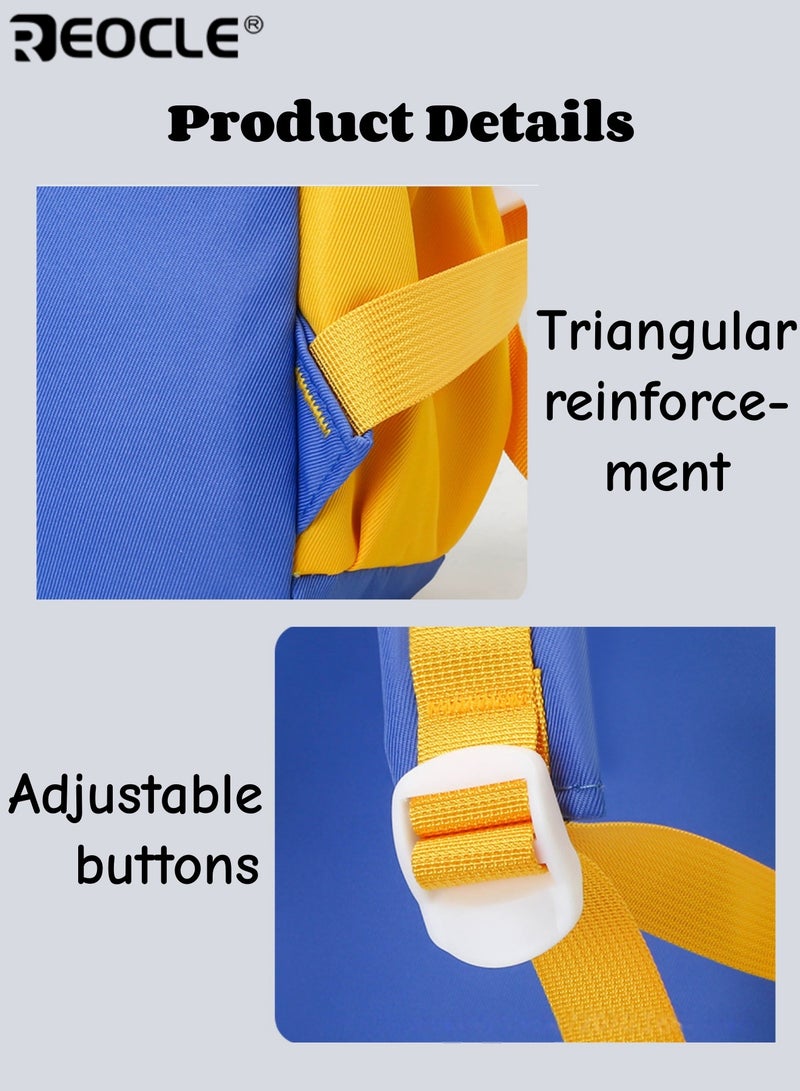 REOCLE Toddler Kids Backpack with Cartoon Excavator Design Preschool Bag with Adjustable Straps & Multiple Pockets Lightweight Durable Schoolbag for Boys Girls - Image 4