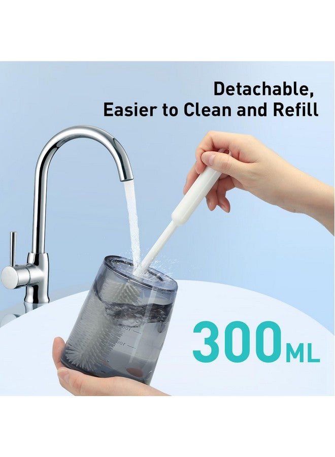 COSLUS Water Dental Flosser Pick For Teeth 4 Modes Cordless Portable 300Ml Larger Tank Water Teeth Cleaner Ipx7 Waterproof Oral Irrigator Professional Flossing Cleaning Picks For Home Travel Fc5360 - Image 4