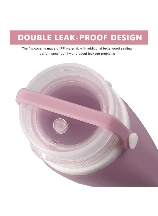 ماي كرييت ® مجموعة زجاجات مستحضرات التجميل للسفر مكونة من 3 قطع، عبوات مستحضرات تجميل من السيليكون بسعة 90 مل مع غطاء مانع للتسرب، زجاجة موزع لوشن الجسم قابلة لإعادة التعبئة للشامبو والبلسم والجل وغسول الجسم - Image 3