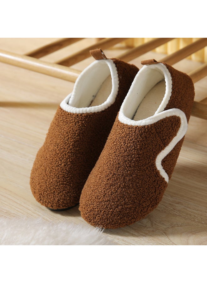Adult Men's And Women's Home Autumn And Winter Bag With Non-slip Thick-soled Socks For Pregnant Women's Sitting Moon Shoes Mother's Floor Socks Cotton Slippers