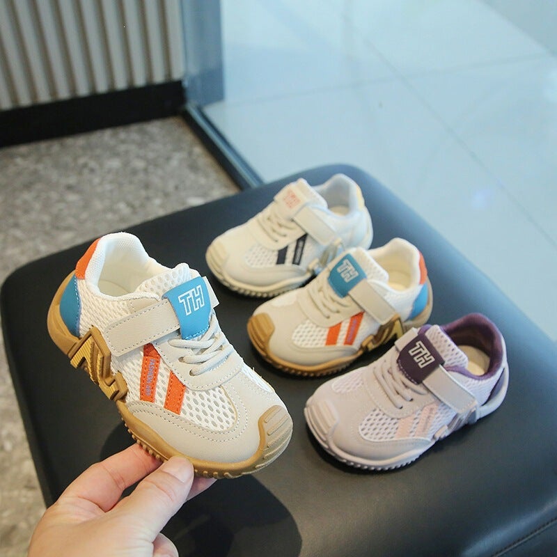 Mesh Sneakers Lightweight Flexible Sole Walking Shoes For Kids Indoor And Outdoor Activities - Image 2