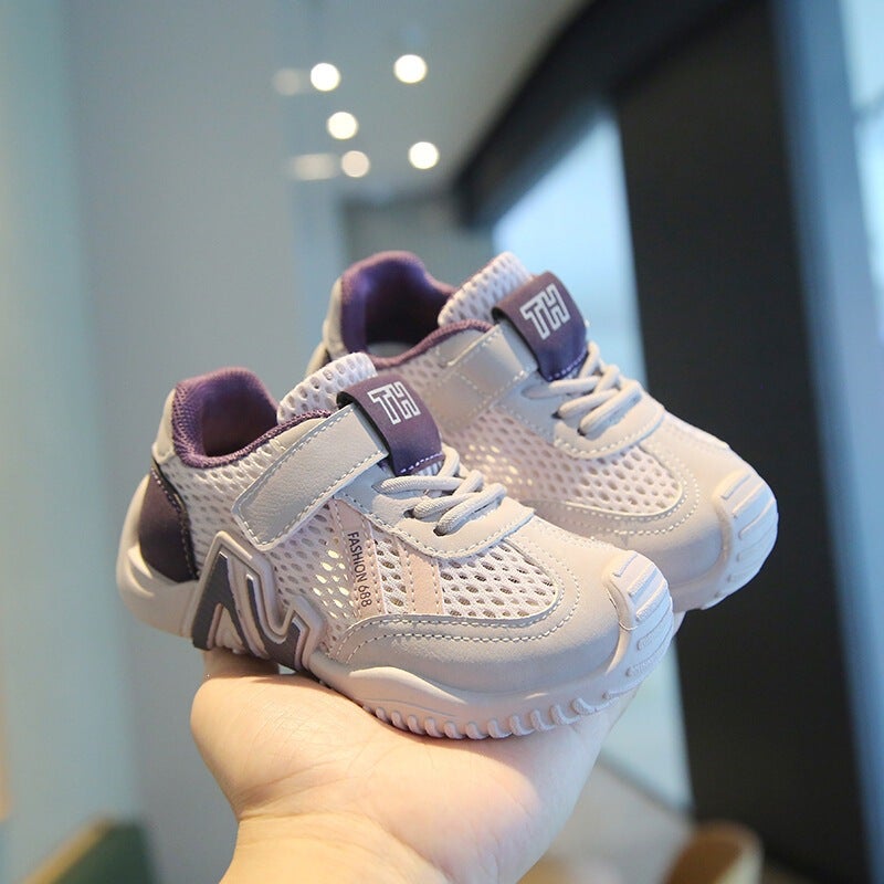 Mesh Sneakers Lightweight Flexible Sole Walking Shoes For Kids Indoor And Outdoor Activities - Image 3