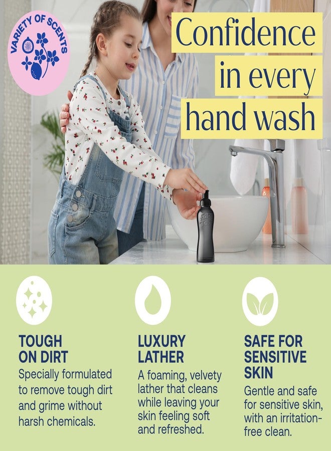 Fab Tab FabTab Dual Foaming Hand Soap Kit - 6x Plant-based Hand Wash Tablets -Convenient & Easy To Use 2x Refillable Glass Bottles - Variety Fragrances - (6x11.9 Fl Oz Bottles Of Soap) - Image 5