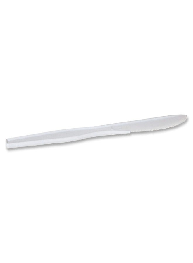 Dixie DXEKH207 Dixie Heavyweight Plastic Cutlery Knives (100 Count) - Image 3