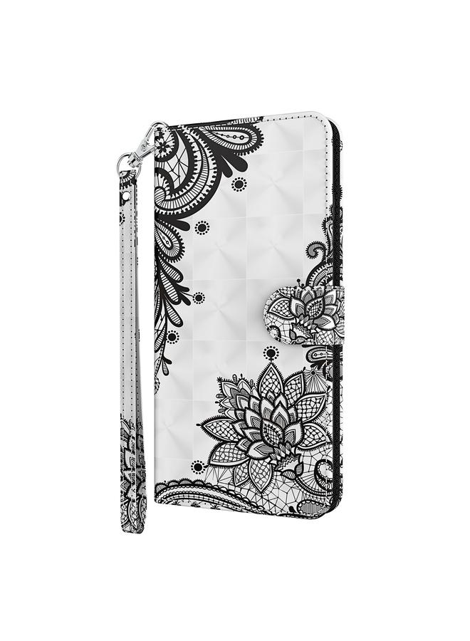 اس-توب جراب لهاتف Realme GT2 Pro بنمط رسم ثلاثي الأبعاد مصنوع من مادة TPU + PU - Image 2