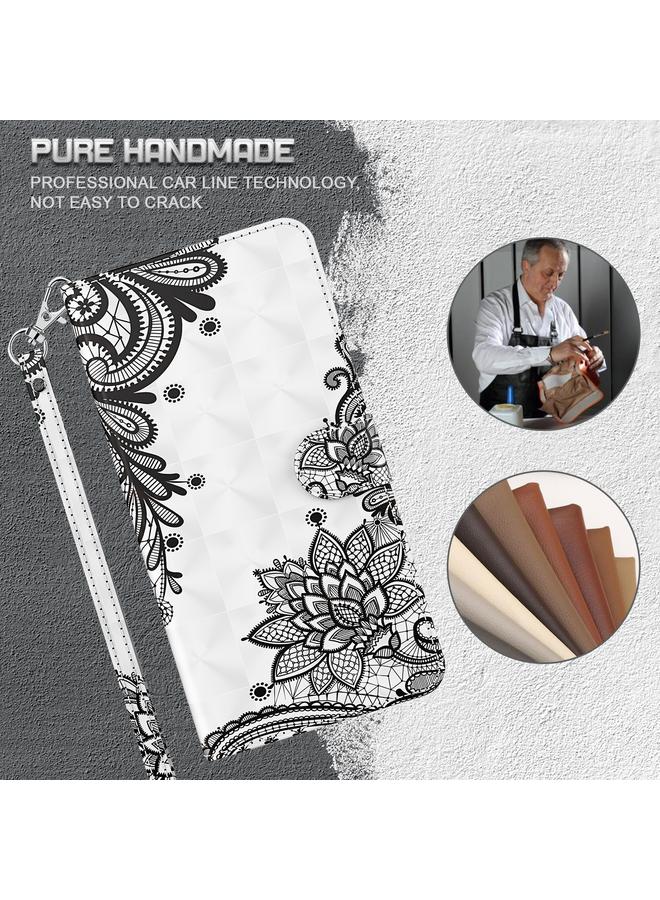 اس-توب جراب لهاتف Realme GT2 Pro بنمط رسم ثلاثي الأبعاد مصنوع من مادة TPU + PU - Image 4