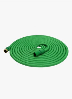 NIBEMINENT Tall Top Expandable Garden Hose Pipe With 8 In 1 Spray Gun Green 25×15×11centimeter  - Image 3
