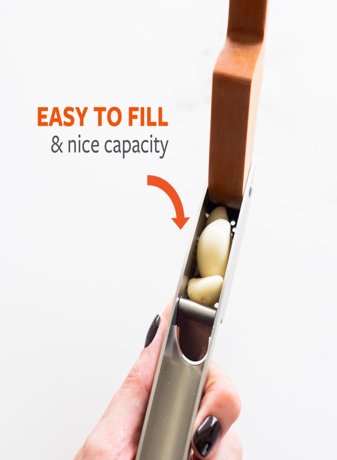 Full Circle Crushed It, Easy-Clean Stainless Steel Garlic Press: Effortless Crushing and Quick Clean-Up. Dishwasher safe, Silver - Image 5