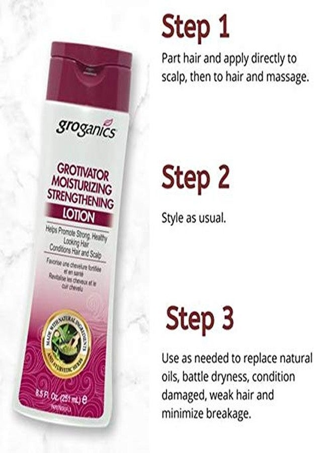 Groganics Grotivator Growth Moisturizing Lotion 8 oz - Image 5