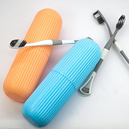 MeeTo Capsule Shape Toothbrush Holder/Multipurpose Storage Holder/Cover Organizer for Bathroom and Travel Use, Random Color (Pack of 1) - Image 4
