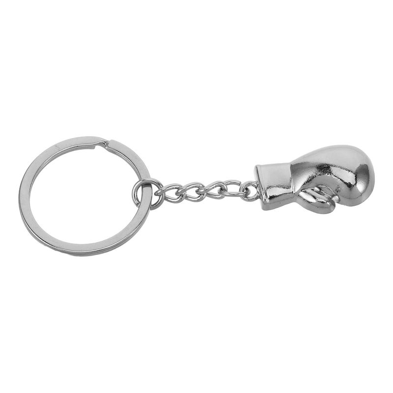 Mini Metal Boxing Glove Keychain Pendant For Men Sports Car Key Ring Accessories - Image 2