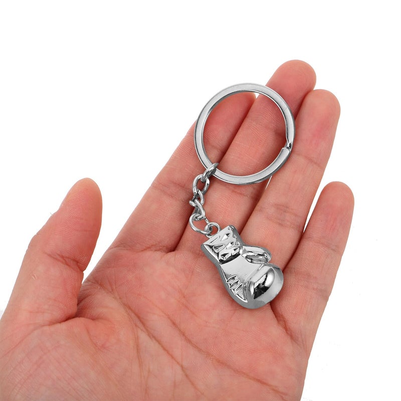Mini Metal Boxing Glove Keychain Pendant For Men Sports Car Key Ring Accessories - Image 4