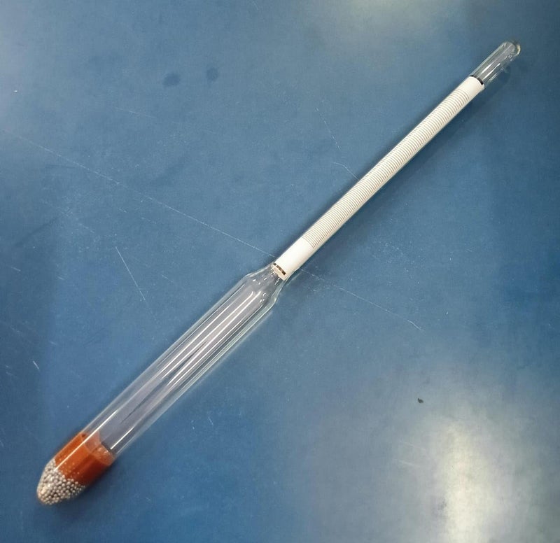 OMSONS Glassware | Specific Gravity Glass Hydrometer | General Purpose | with NABL Certificate | Range : 0.800 to 1.000 | Pack of 1 | - Image 2