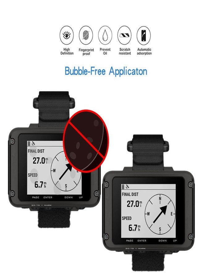 MIHENCE Screen Protector Compatible for Garmin Foretrex 901/801 Tactical Watch, PET HD Protective Film (3 PCS) - Image 2