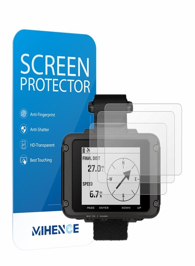 MIHENCE Screen Protector Compatible for Garmin Foretrex 901/801 Tactical Watch, PET HD Protective Film (3 PCS) - Image 1
