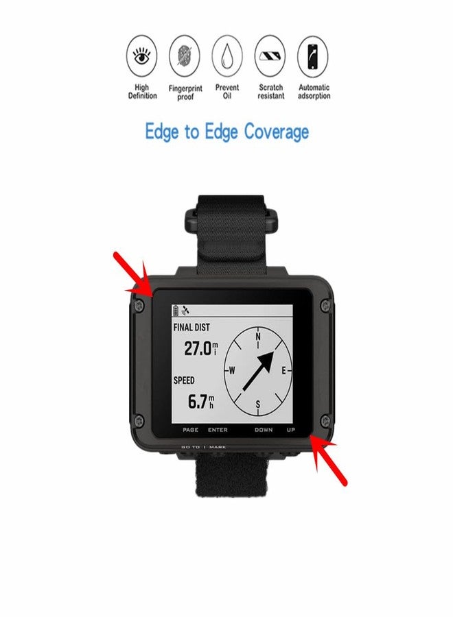 MIHENCE Screen Protector Compatible for Garmin Foretrex 901/801 Tactical Watch, PET HD Protective Film (3 PCS) - Image 3