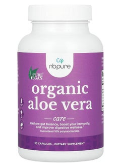 nbpure Organic Aloe Vera 30 Capsules 