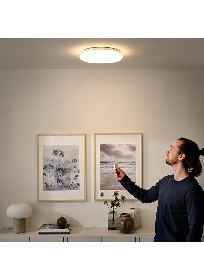 erorex - Led Ceiling/Wall Lamp, Smart Wireless Dimmable/Warm White White, 37 Cm - Image 1